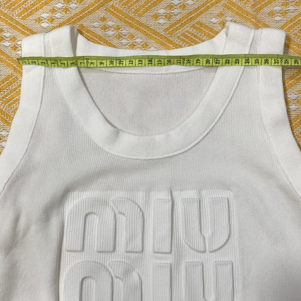 Miu Miu Embossed Women's Vest - Picture 7 of 8